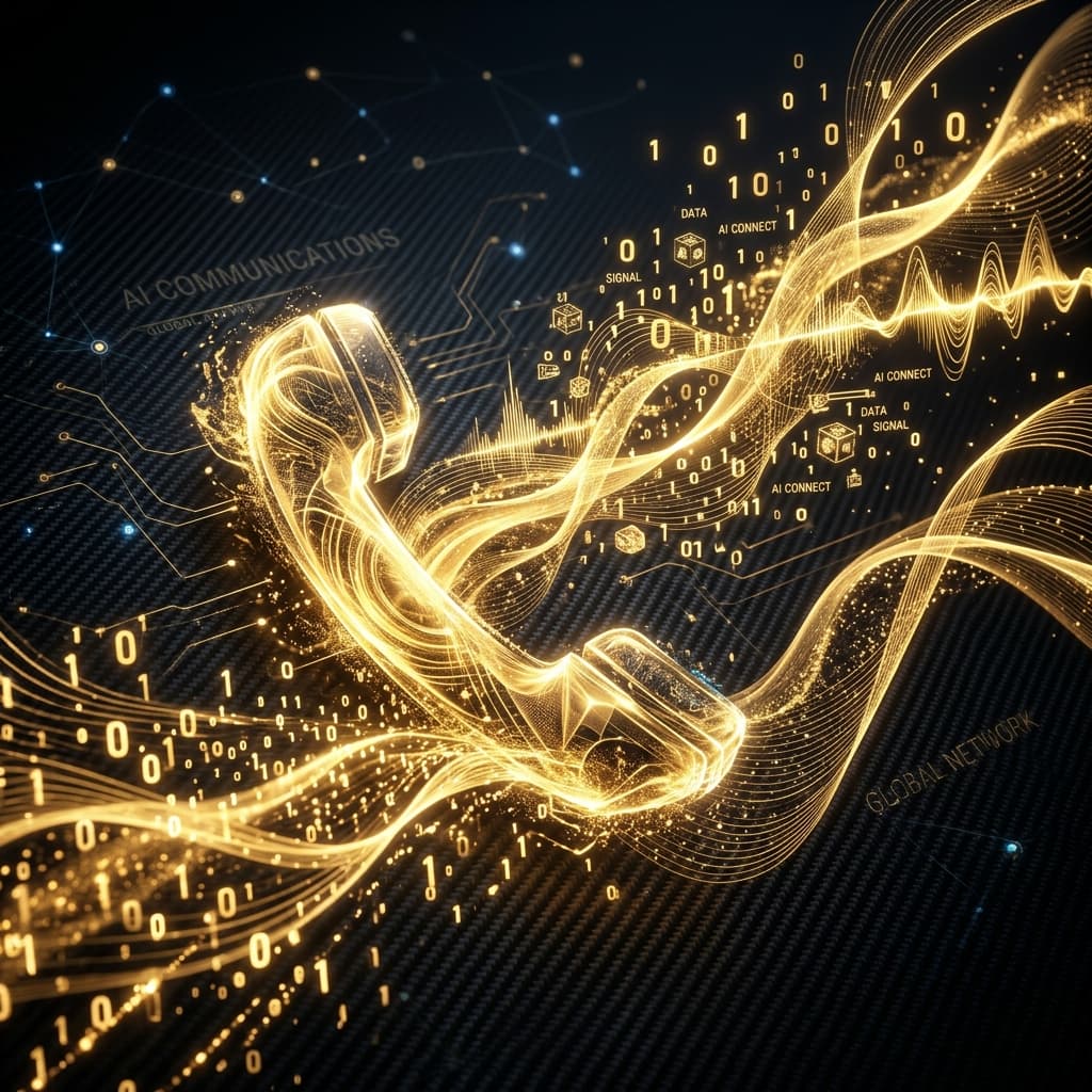 AI Calling Agent wave visualization
