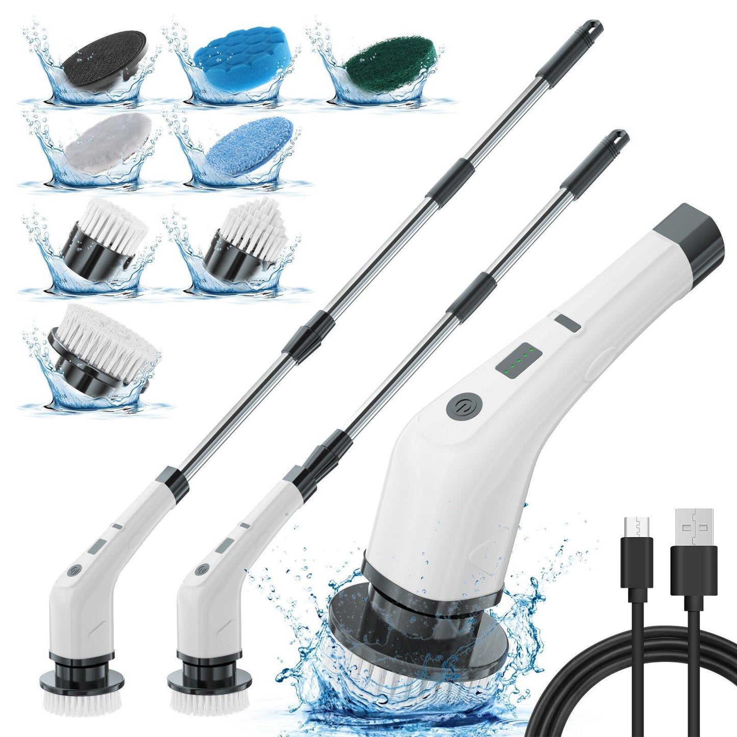 Electric Multi-Purpose Cleaning Brush for Home Use | DIGIVIXO