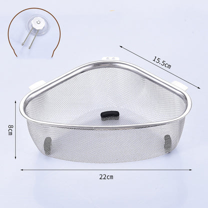 Kitchen Sink Stainless Steel Drain Basket Food Filter | DIGIVIXO