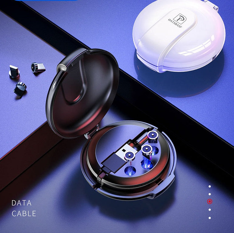 3-in-1 Magnetic Retractable Car Charger Phone Holder | DIGIVIXO