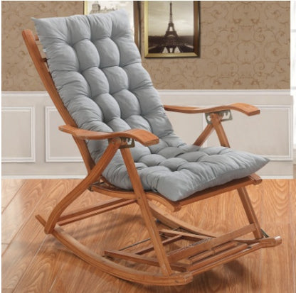 Thick Lounge Chair Cushion Universal Folding Recliner Seat Pad for Outdoor Patio