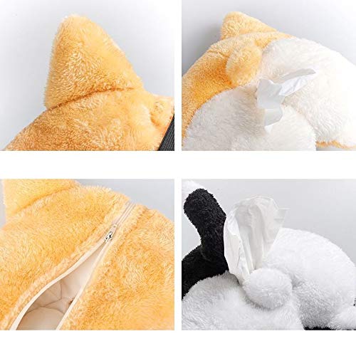 Cute Corgi Butt Tissue Box Holder for Car & Home | DIGIVIXO