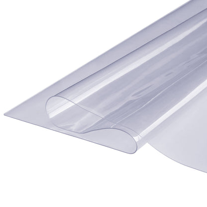 Clear PVC Table Cover Protector Waterproof Plastic Tablecloth 1.5mm Thick Desk Pad