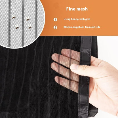 Magnetic Screen Door Curtain Anti-Mosquito Mesh Fly Net with Auto-Close Magnets
