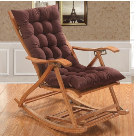 Thick Lounge Chair Cushion Universal Folding Recliner Seat Pad for Outdoor Patio