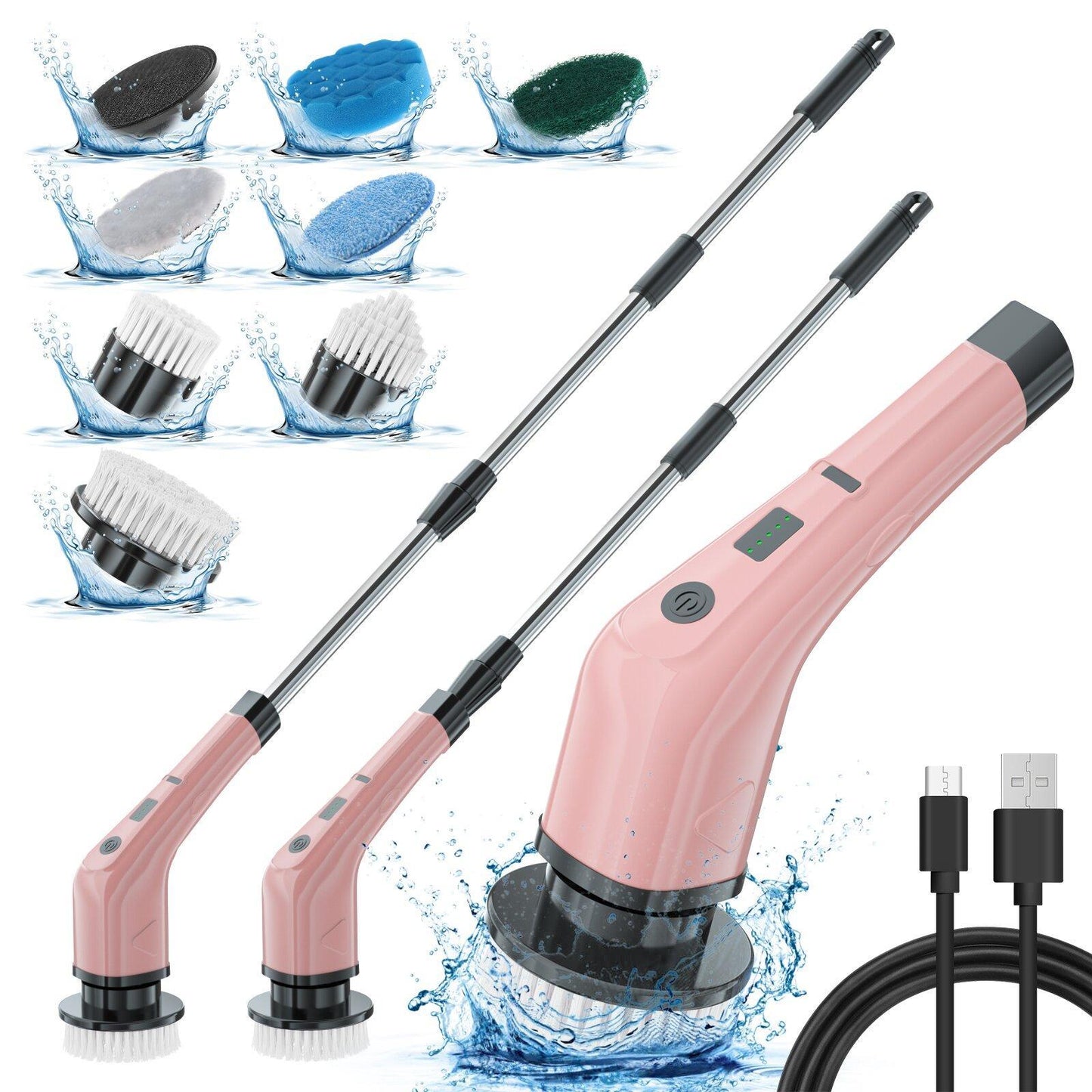 Electric Multi-Purpose Cleaning Brush for Home Use | DIGIVIXO
