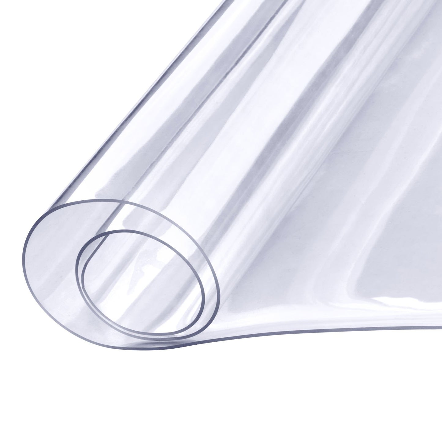 Clear PVC Table Cover Protector Waterproof Plastic Tablecloth 1.5mm Thick Desk Pad