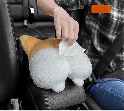 Cute Corgi Butt Tissue Box Holder for Car & Home | DIGIVIXO