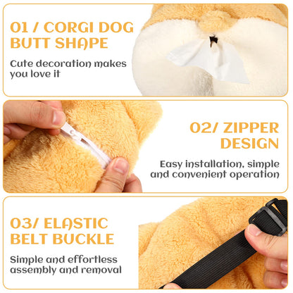 Cute Corgi Butt Tissue Box Holder for Car & Home | DIGIVIXO