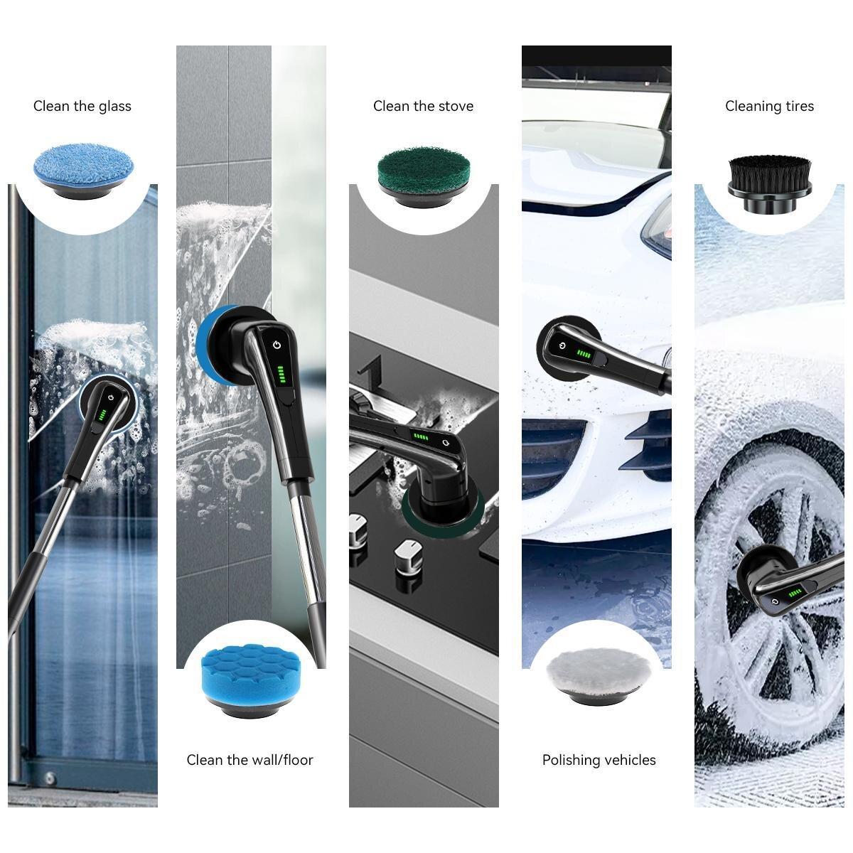 Electric Multi-Purpose Cleaning Brush for Home Use | DIGIVIXO