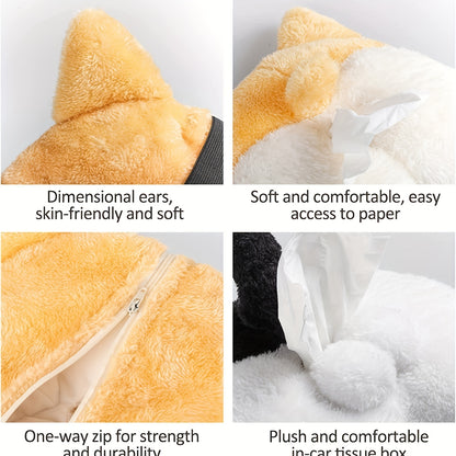 Cute Corgi Butt Tissue Box Holder for Car & Home | DIGIVIXO