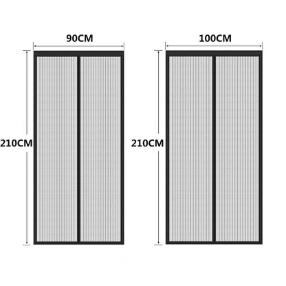 Magnetic Screen Door Curtain Anti-Mosquito Mesh Fly Net with Auto-Close Magnets