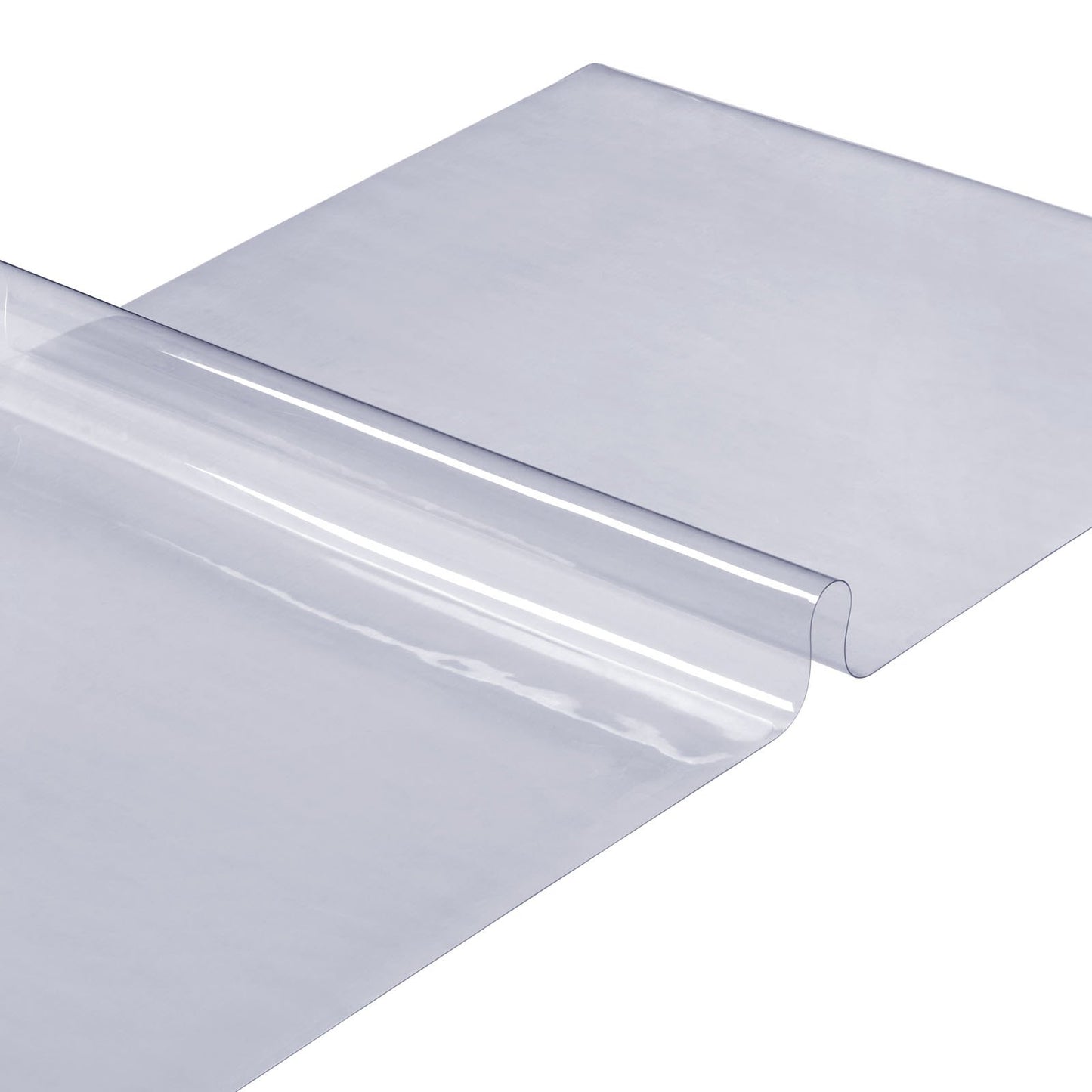 Clear PVC Table Cover Protector Waterproof Plastic Tablecloth 1.5mm Thick Desk Pad