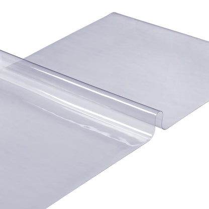 Clear PVC Table Cover Protector Waterproof Plastic Tablecloth 1.5mm Thick Desk Pad
