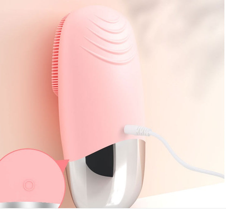 Mini Electric Facial Cleansing Brush Silicone Skin Care | DIGIVIXO